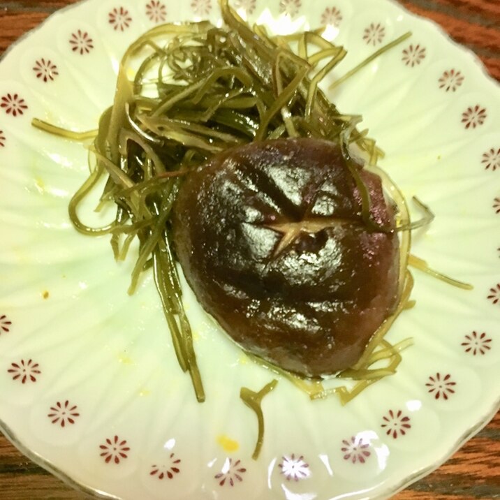 しいたけと昆布の煮物！旨み満点